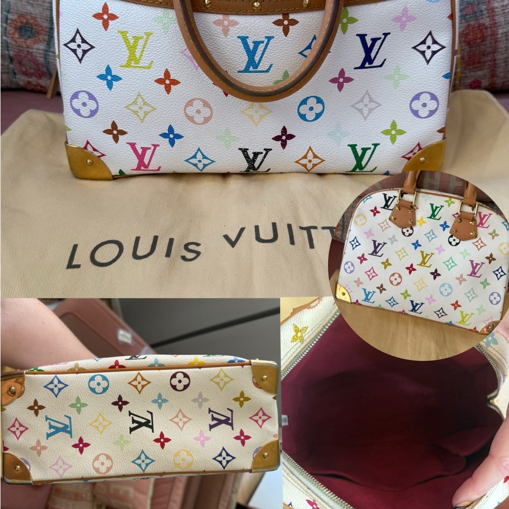 SOLD | Authentic Vintage Louis Vuitton Murakami Trouville Bag!